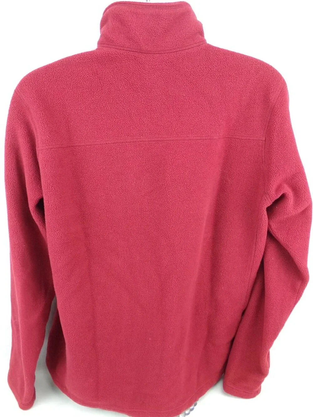 The North Face Fleece Pullover L Red 1/2 Zip Preppy Jacket Outdoor